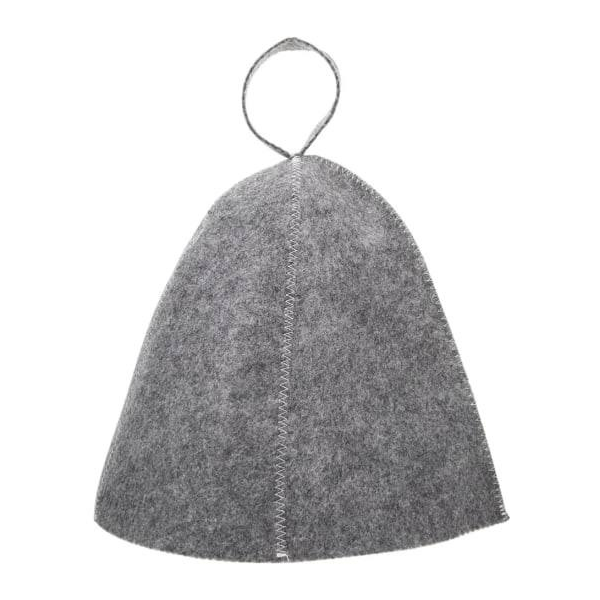 Bastuhatt i ull 100% naturfilt